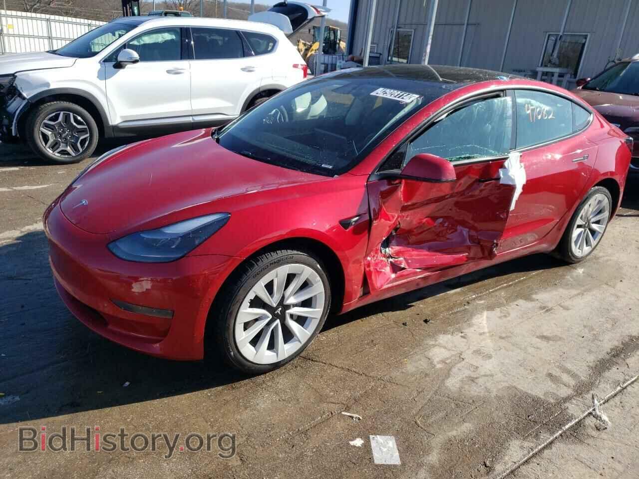 Photo 5YJ3E1EAXNF371875 - TESLA MODEL 3 2022