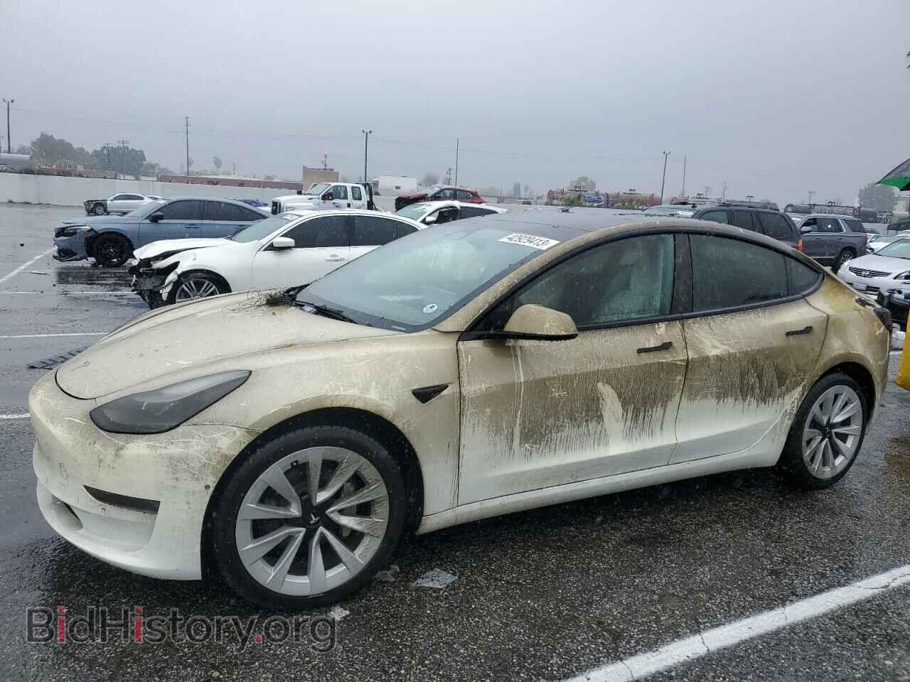 Photo 5YJ3E1EA3NF346753 - TESLA MODEL 3 2022