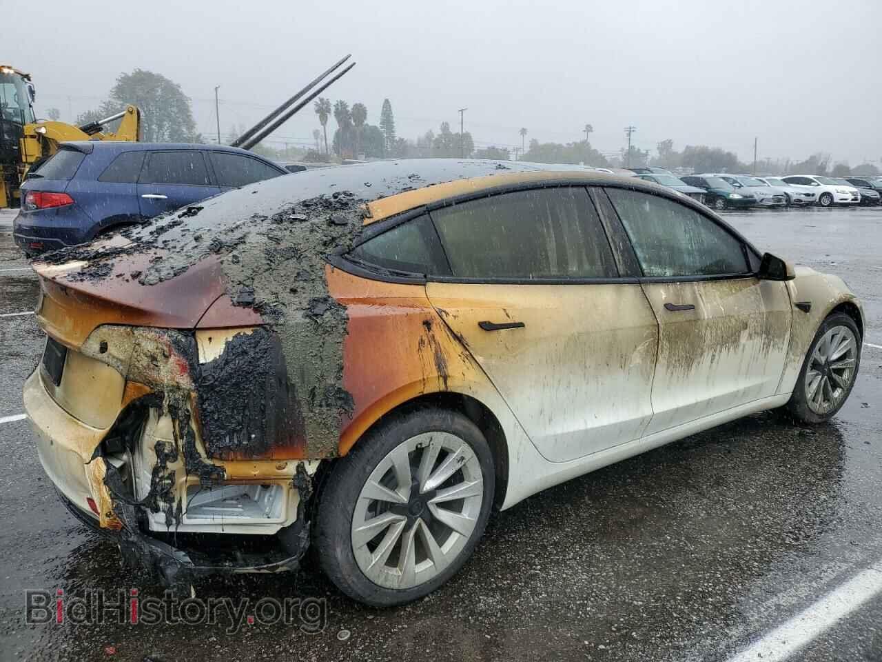 2022 TESLA MODEL 3 - VIN: 5YJ3E1EA3NF346753 - Фото 3