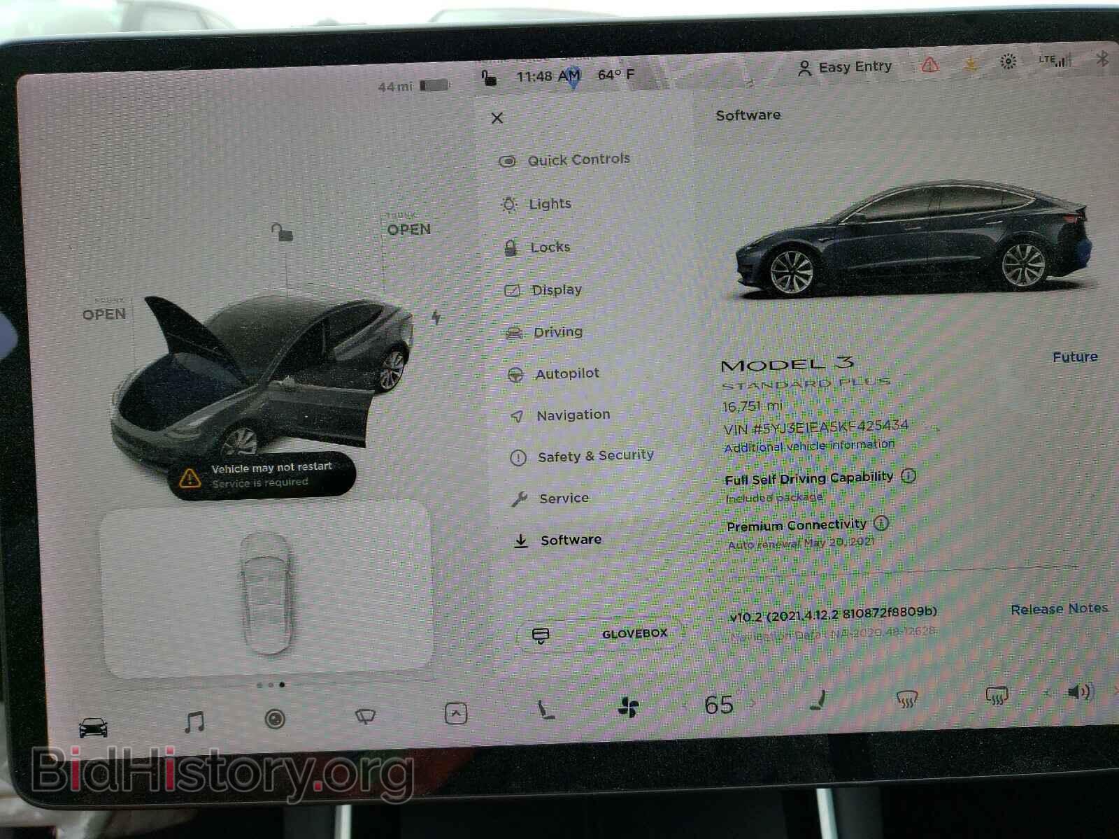 2019 TESLA MODEL 3 - VIN: 5YJ3E1EA5KF425434 - Photo 8