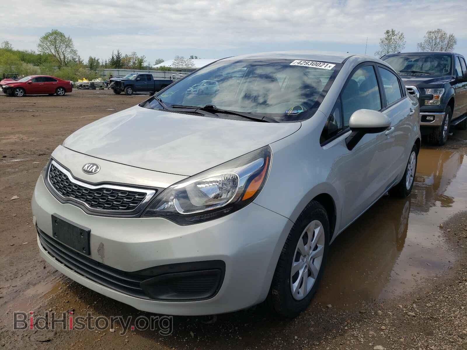 2013 KIA RIO - VIN: KNADN4A32D6169861 - Фото 2