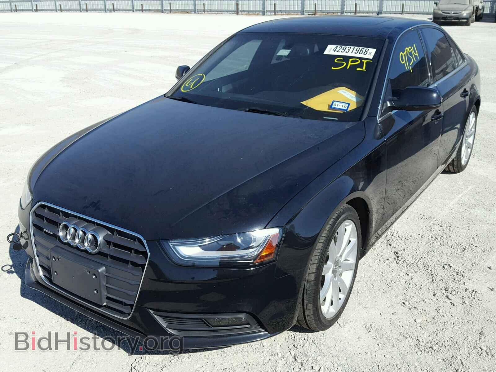 2013 AUDI A4 - VIN: WAUFFAFL2DN040361 - Фото 2
