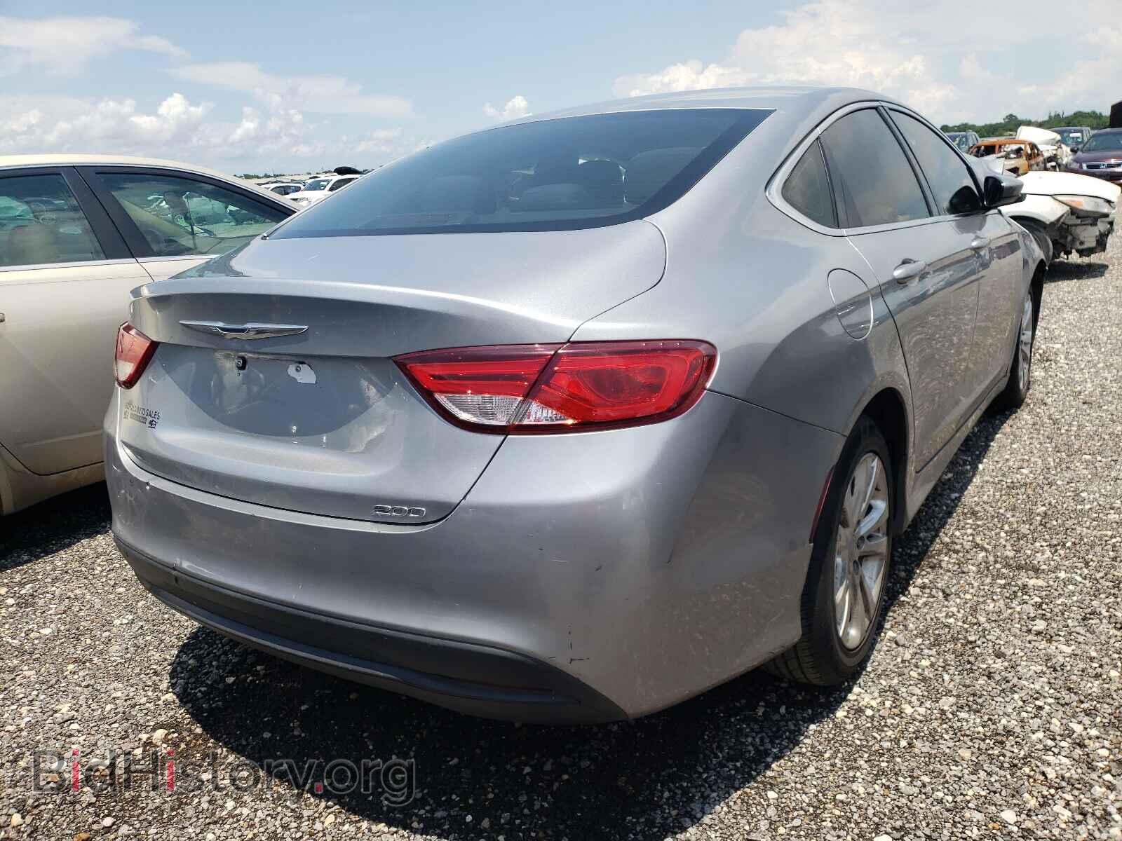 2015 CHRYSLER 200 - VIN: 1C3CCCFB6FN654001 - Фото 4