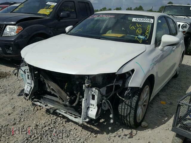 2012 LEXUS CT 200 - VIN: JTHKD5BH5C2054219 - Фото 2