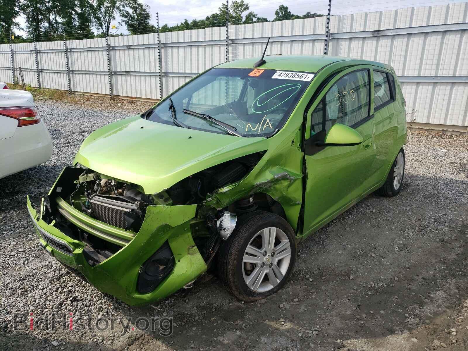 2014 CHEVROLET SPARK - VIN: KL8CB6S97EC540501 - Фото 2