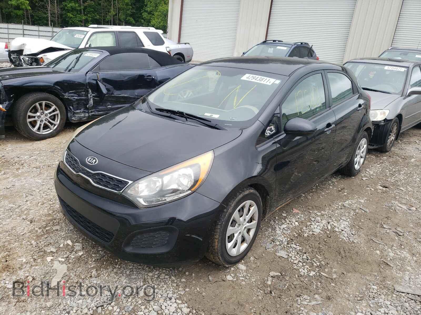 2012 KIA RIO - VIN: KNADN5A35C6092620 - Фото 2