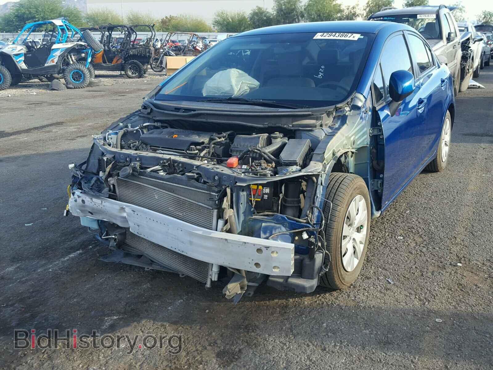 2012 HONDA CIVIC - VIN: 2HGFB2F55CH510218 - Фото 2