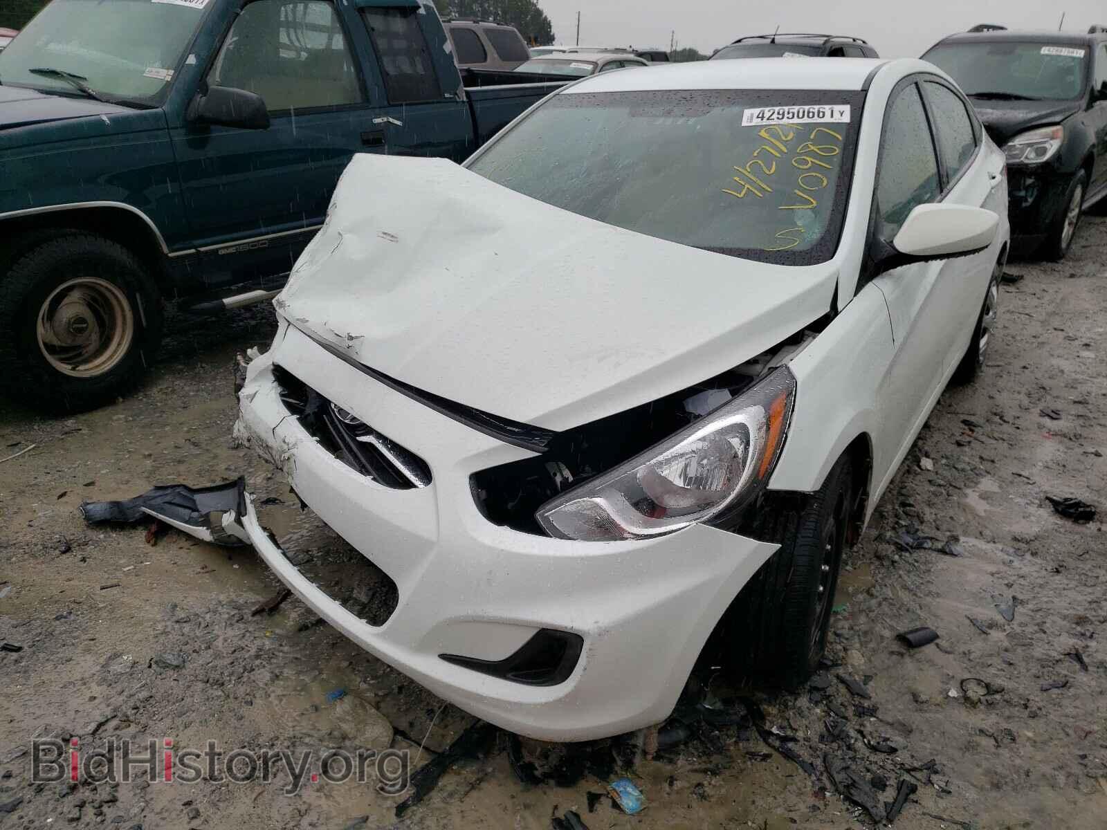 2014 HYUNDAI ACCENT - VIN: KMHCT4AE2EU600987 - Фото 2
