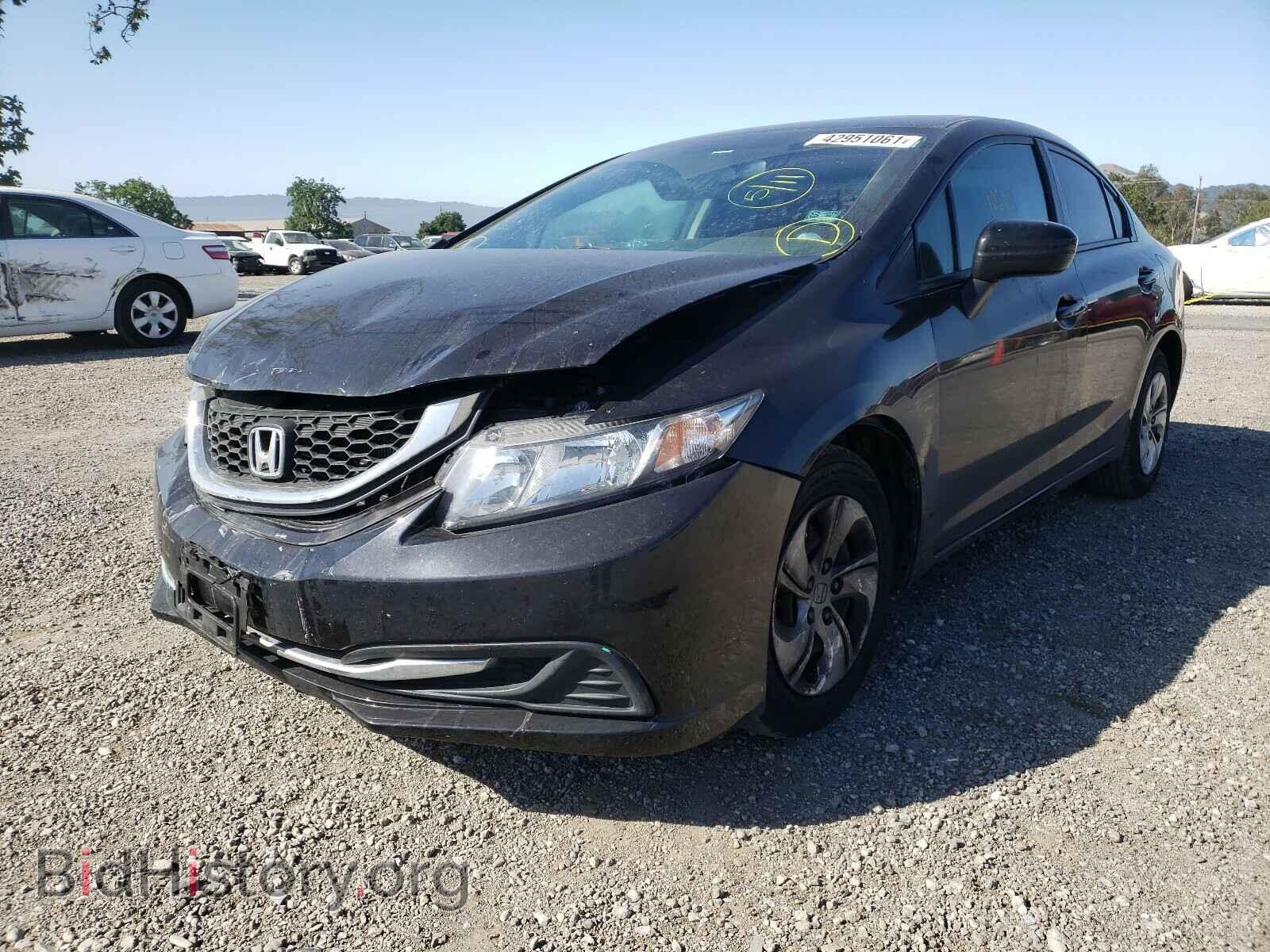 2014 HONDA CIVIC - VIN: 19XFB2F5XEE246863 - Фото 2