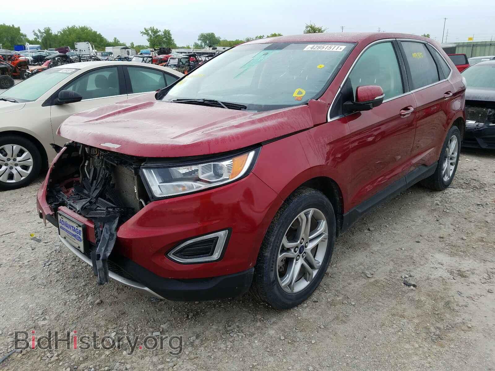2016 FORD EDGE - VIN: 2FMPK4K97GBB12293 - Photo 2
