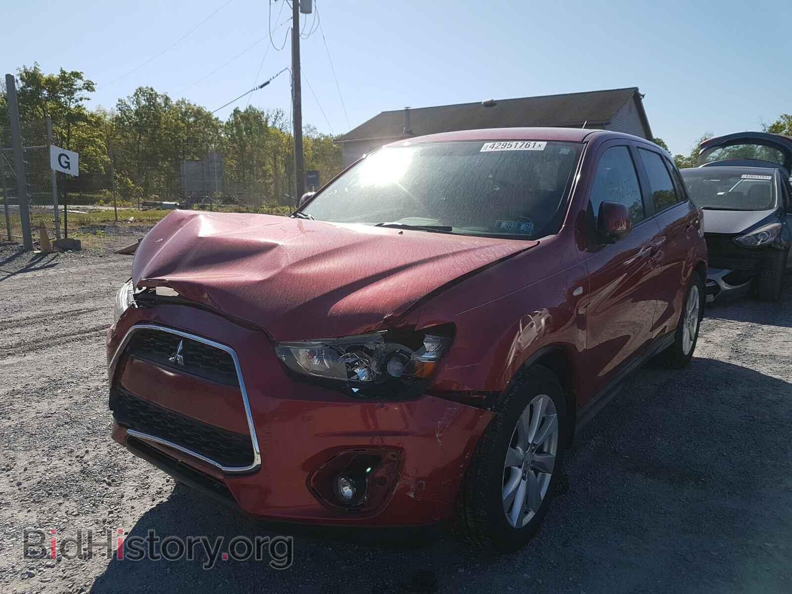2014 MITSUBISHI OUTLANDER - VIN: 4A4AR3AU1EE026753 - Фото 2