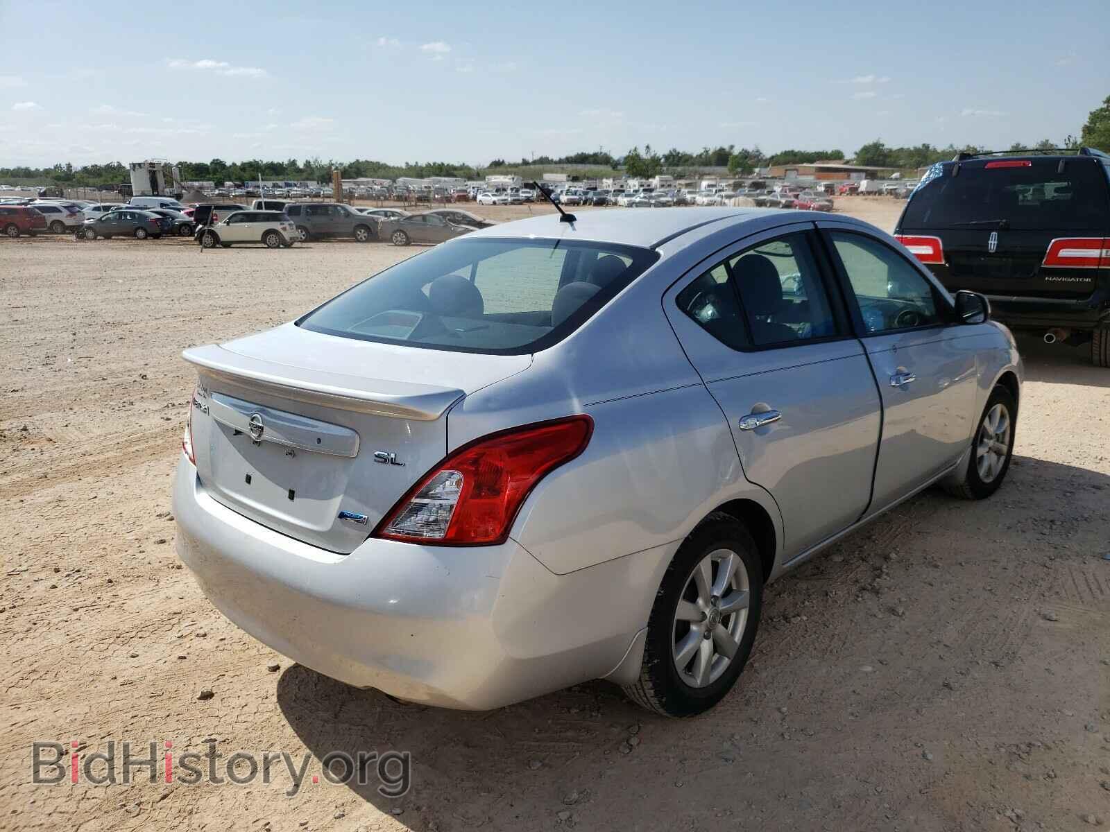 2012 NISSAN VERSA - VIN: 3N1CN7AP7CL931401 - Фото 4