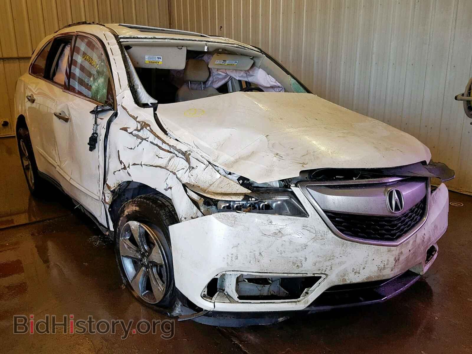 Фотография 5FRYD4H25EB004461 - ACURA MDX 2014