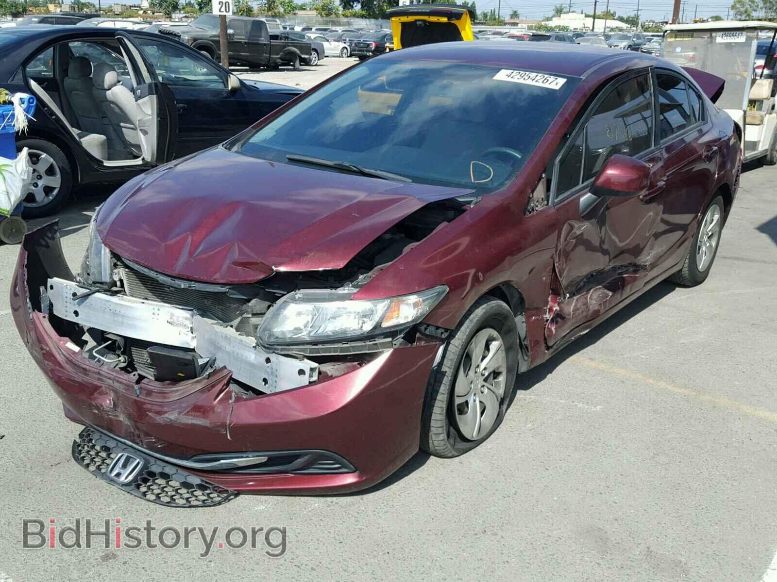 2013 HONDA CIVIC - VIN: 2HGFB2F54DH509515 - Фото 2