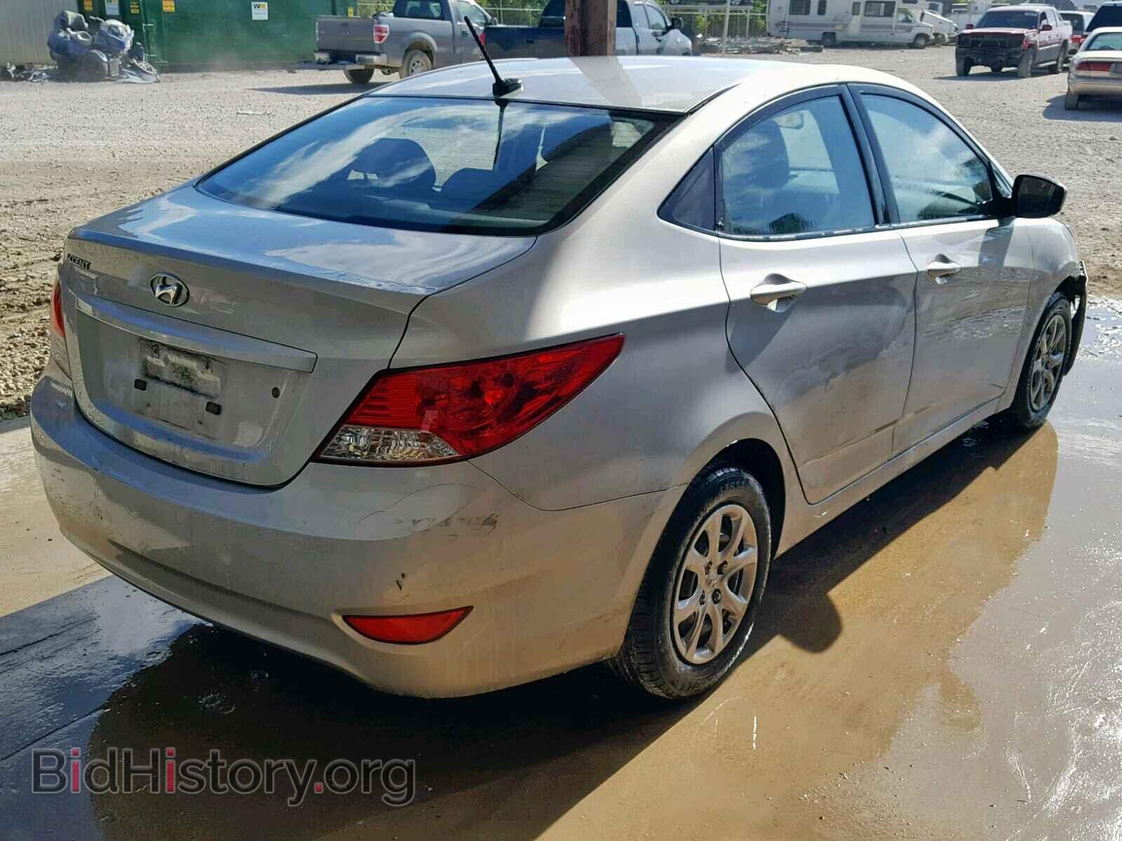 2013 HYUNDAI ACCENT - VIN: KMHCT4AE6DU530800 - Фото 4