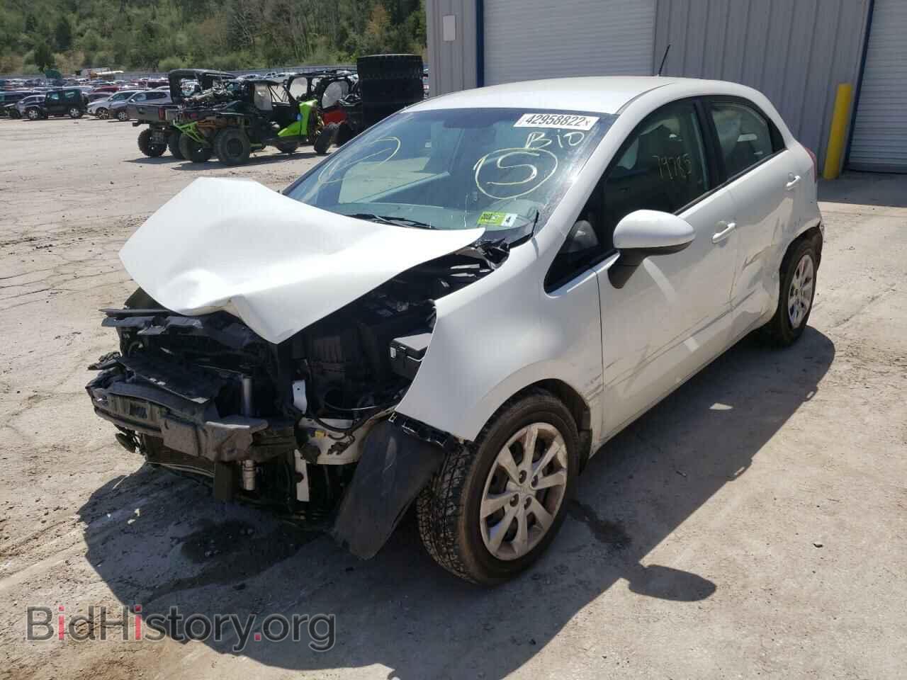 2013 KIA RIO - VIN: KNADM5A37D6319245 - Фото 2