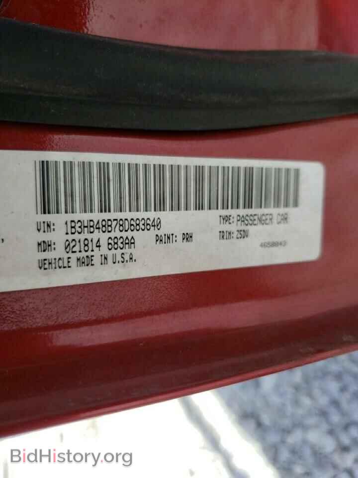 2008 DODGE CALIBER - VIN: 1B3HB48B78D683640 - Фото 10
