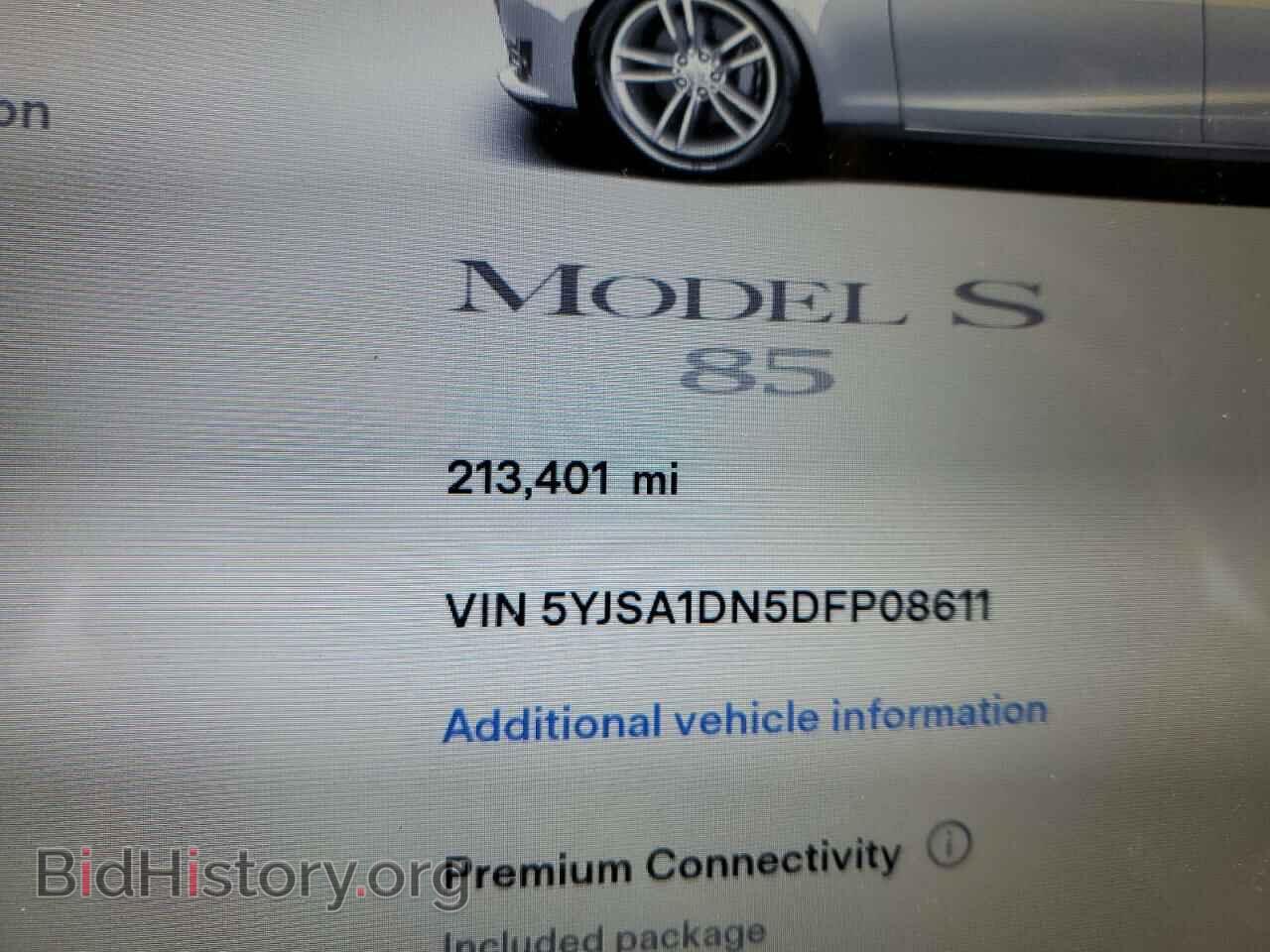 2013 TESLA MODEL S - VIN: 5YJSA1DN5DFP08611 - Фото 9