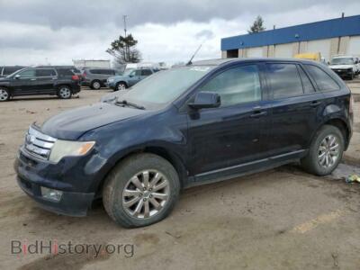 2008 Ford EDGE SEL, blue — VIN 2FMDK38C48BA69923, Copart