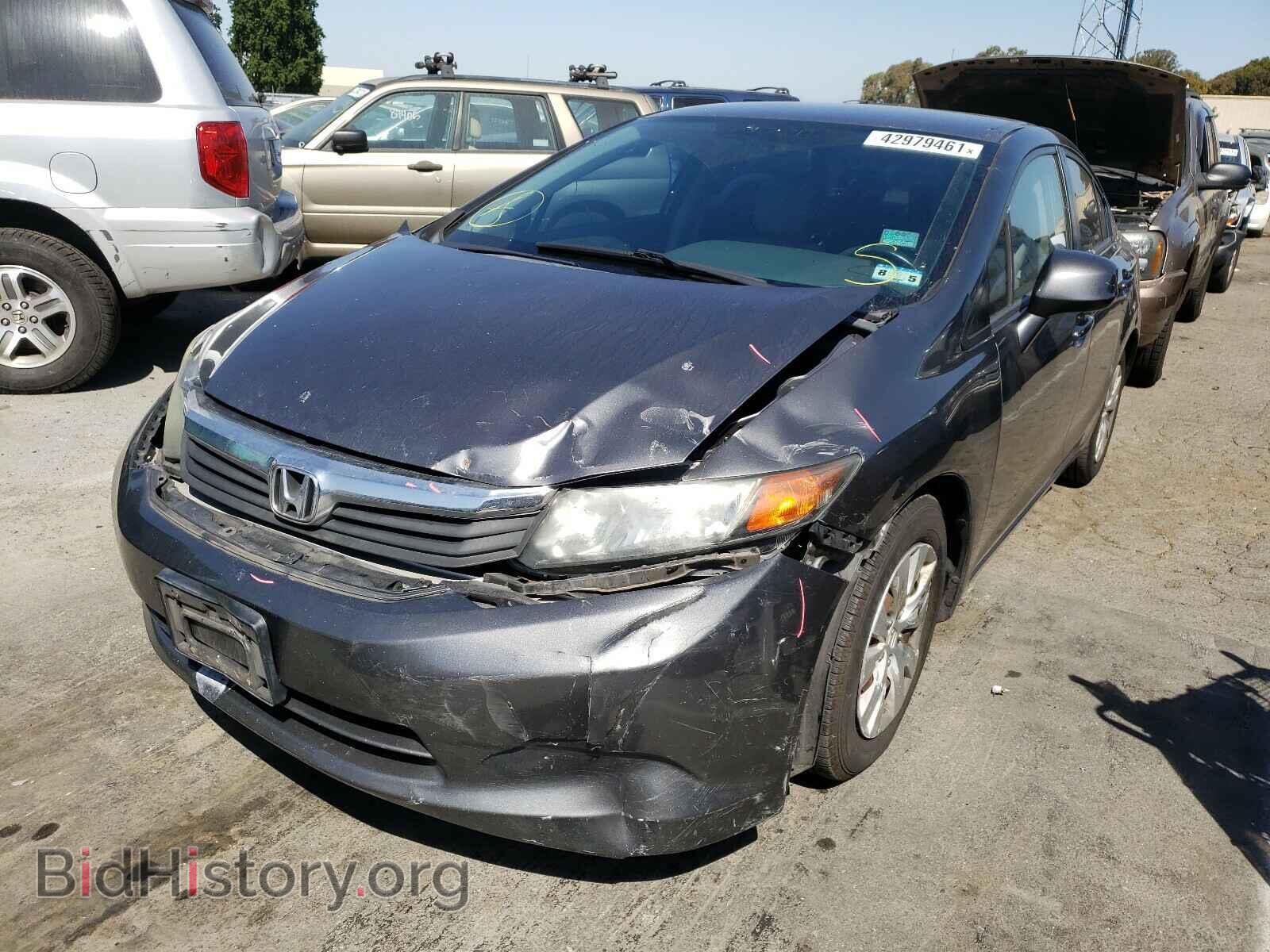 2012 HONDA CIVIC - VIN: 2HGFB2F51CH304202 - Фото 2