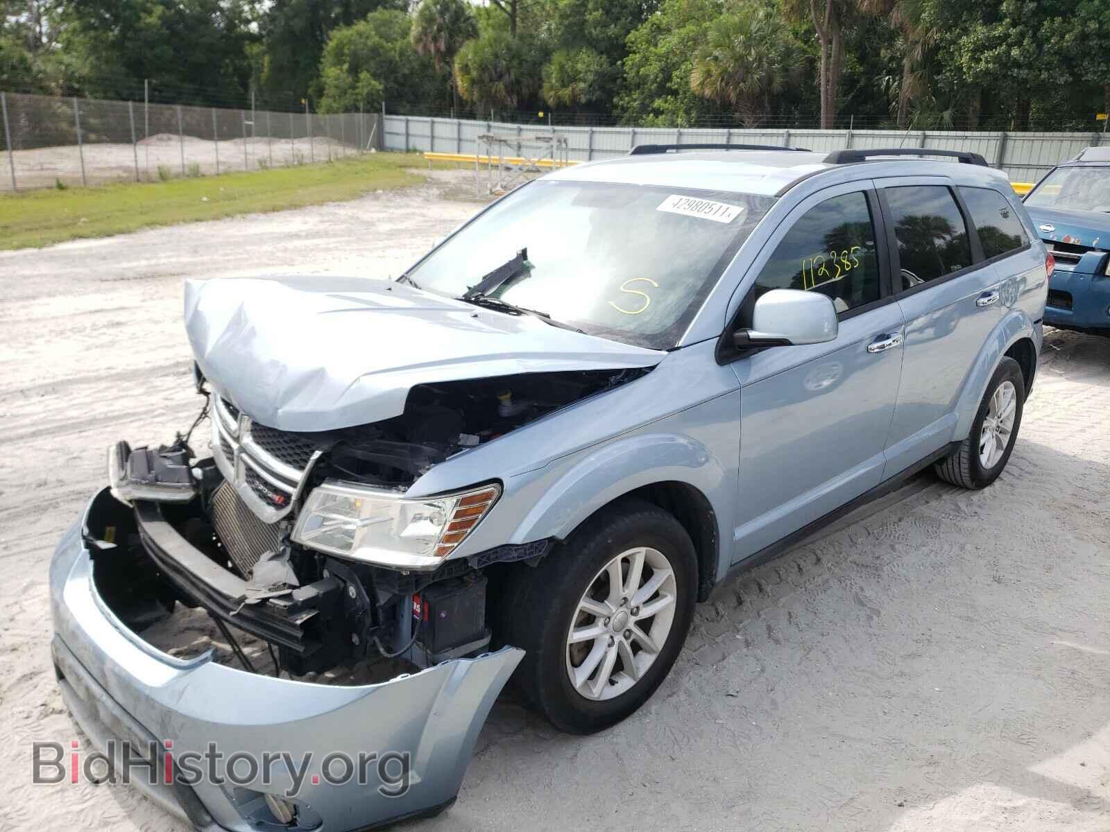 2013 DODGE JOURNEY - VIN: 3C4PDCBB5DT638126 - Фото 2