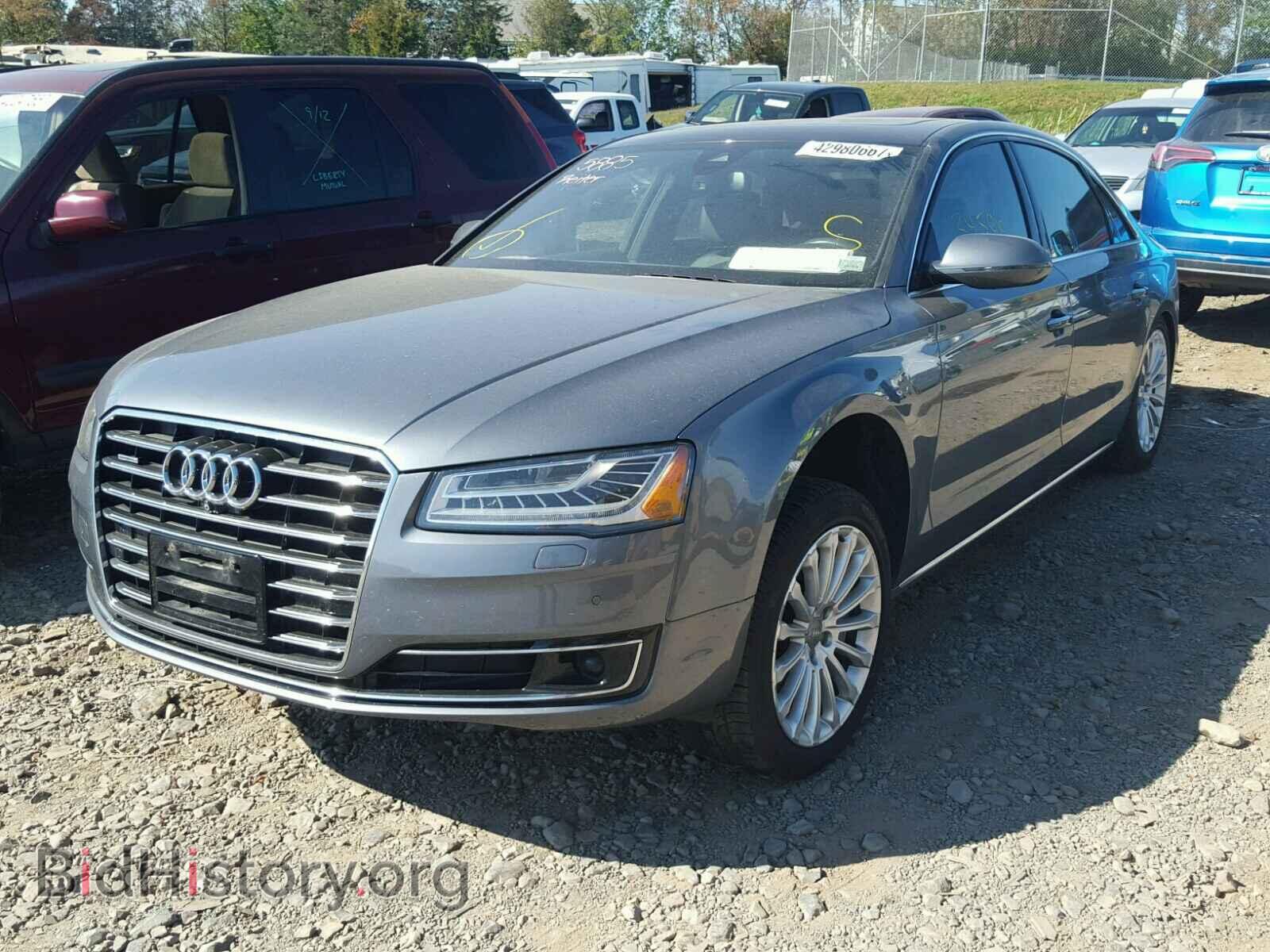 2015 AUDI A8 - VIN: WAU3GAFD5FN030189 - Фото 2