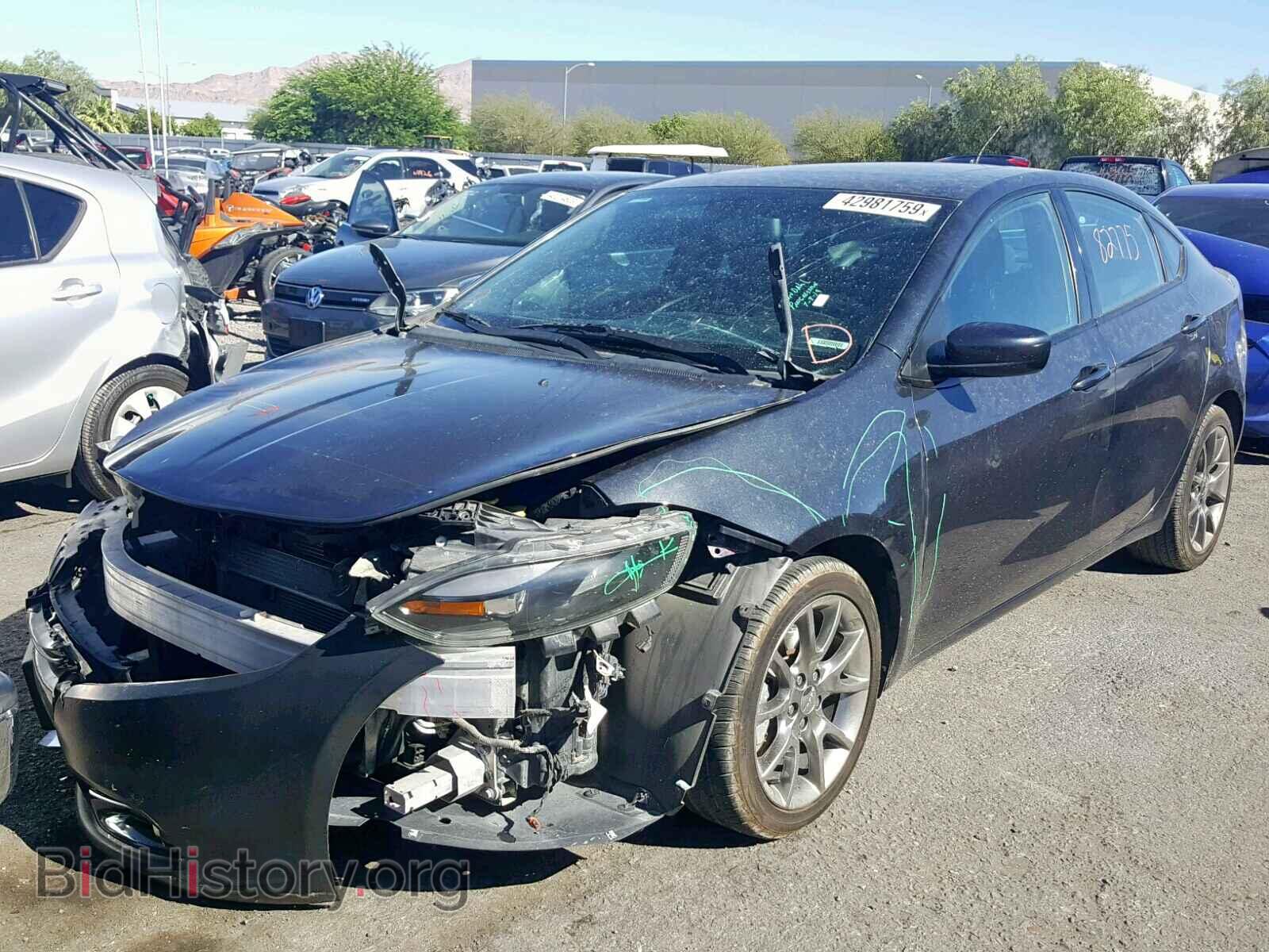 2014 DODGE DART - VIN: 1C3CDFBB0ED828038 - Фото 2
