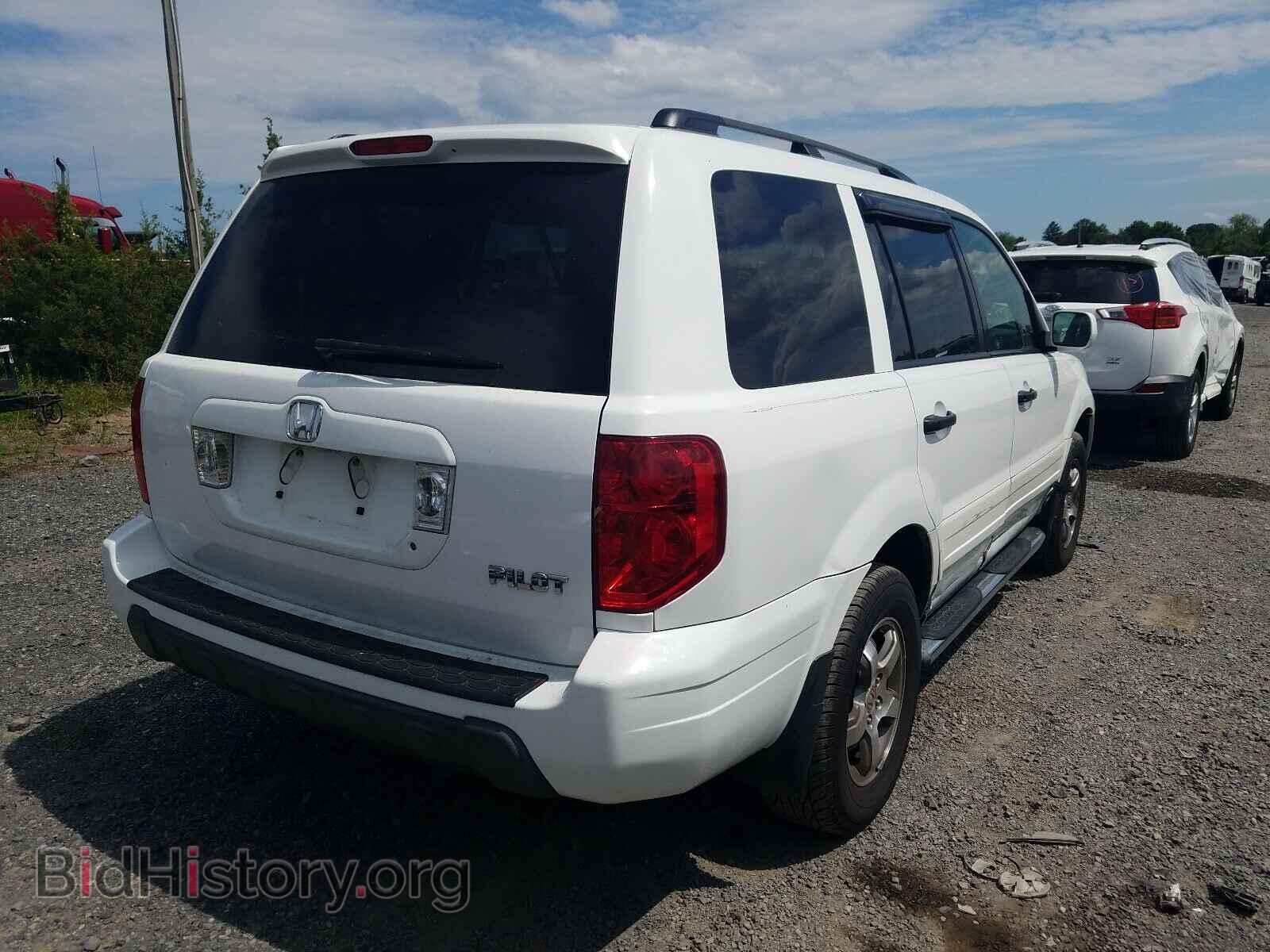 2005 HONDA PILOT - VIN: 2HKYF18695H516545 - Фото 4