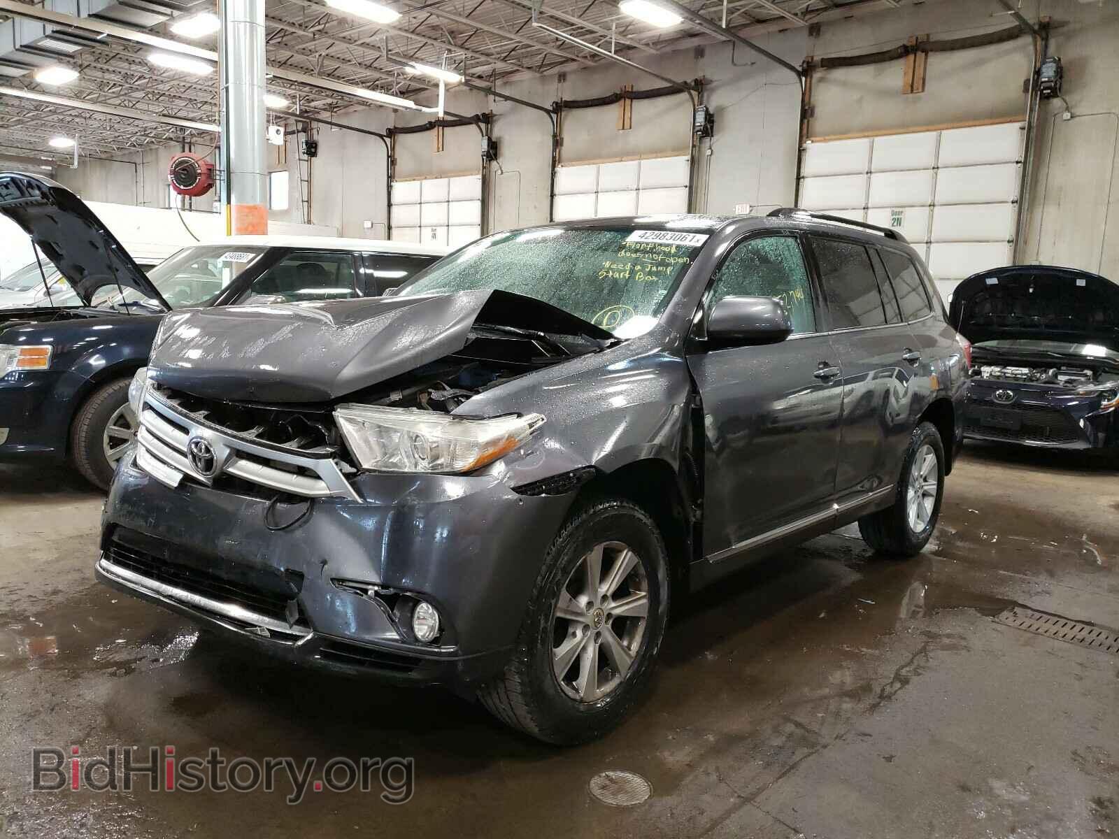 2012 TOYOTA HIGHLANDER - VIN: 5TDBK3EH5CS149752 - Фото 2