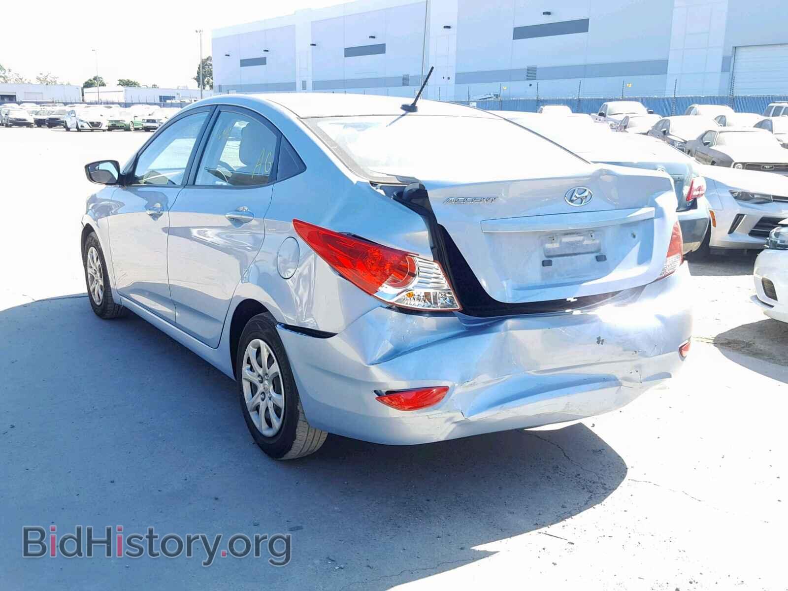 2014 HYUNDAI ACCENT - VIN: KMHCT4AEXEU686310 - Фото 3