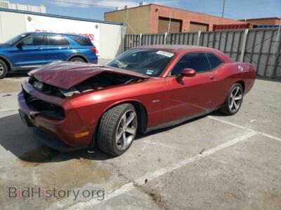 2014 Dodge CHALLENGER, красный — VIN 2C3CDYBT5EH256049, Copart