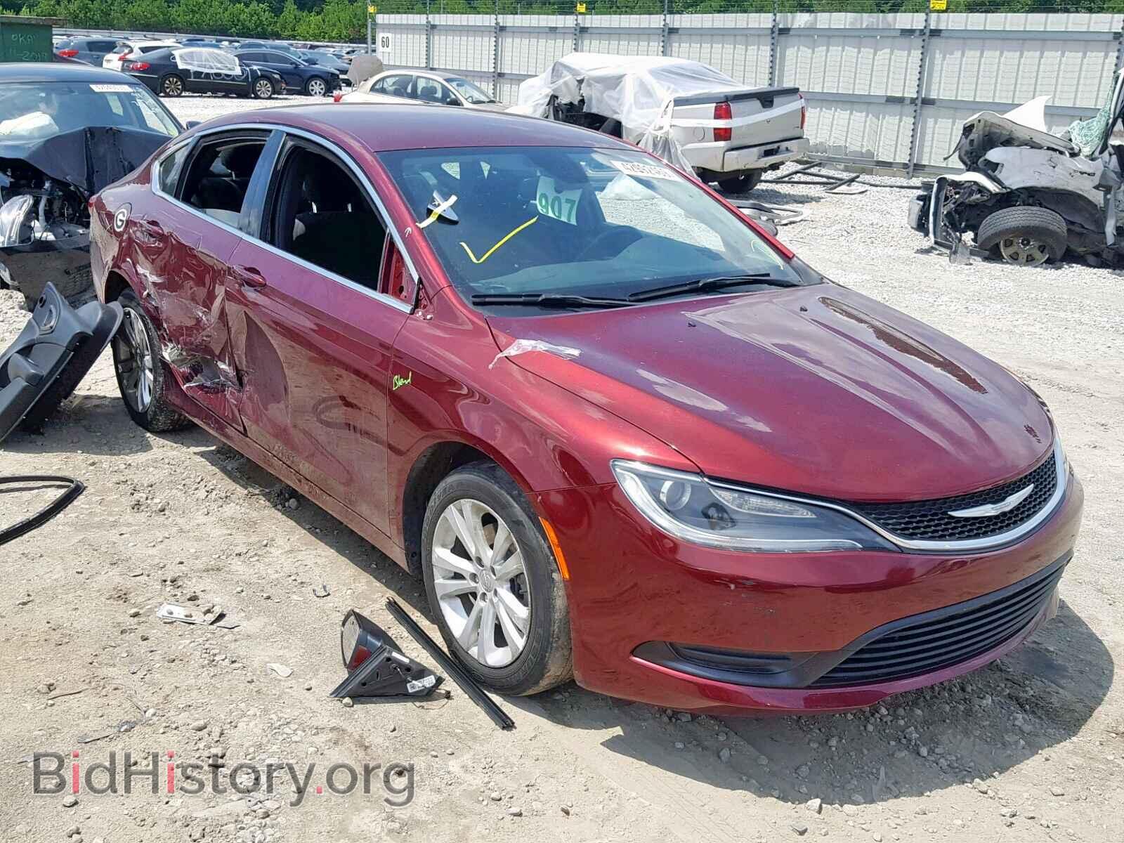 Фотография 1C3CCCFB6GN186109 - CHRYSLER 200 2016