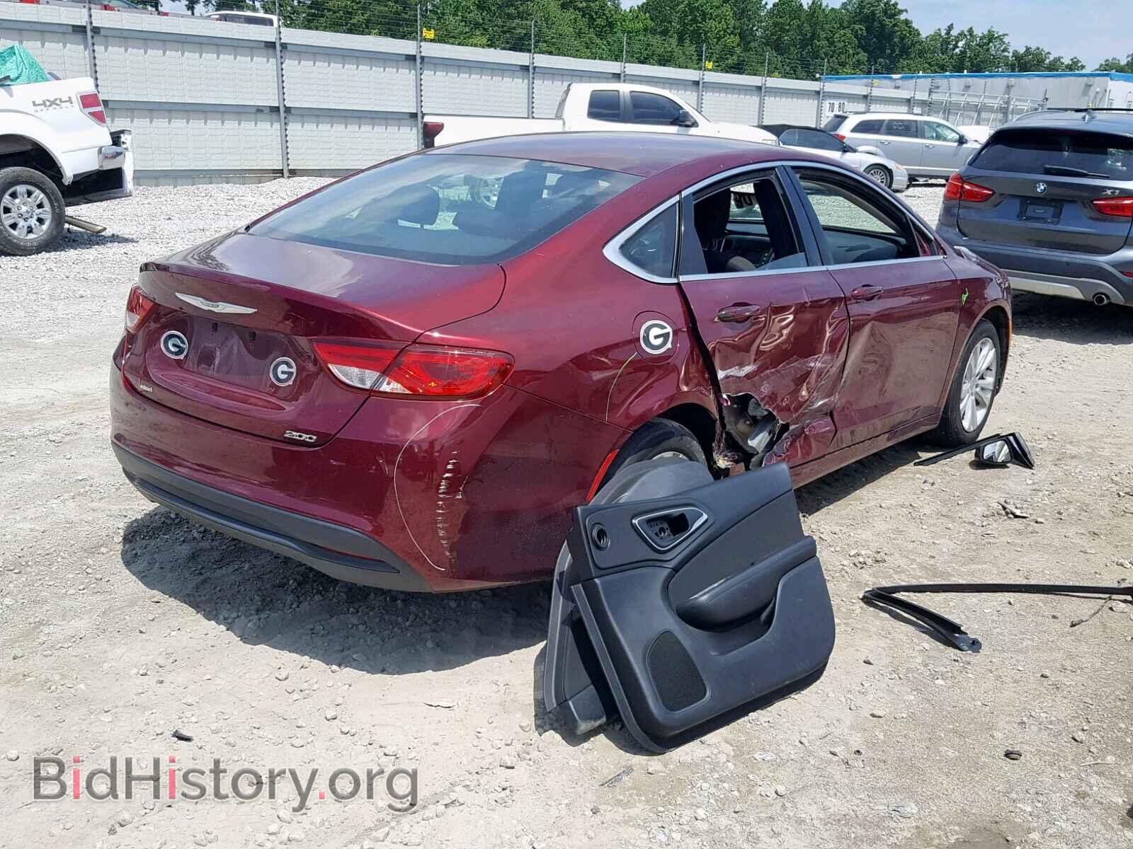2016 CHRYSLER 200 - VIN: 1C3CCCFB6GN186109 - Фото 4