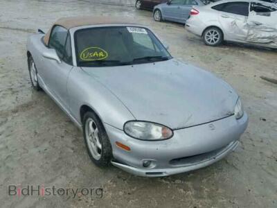 2000 Mazda MIATA MX-5 Miata, silver — VIN JM1NB3536Y0151666, Copart