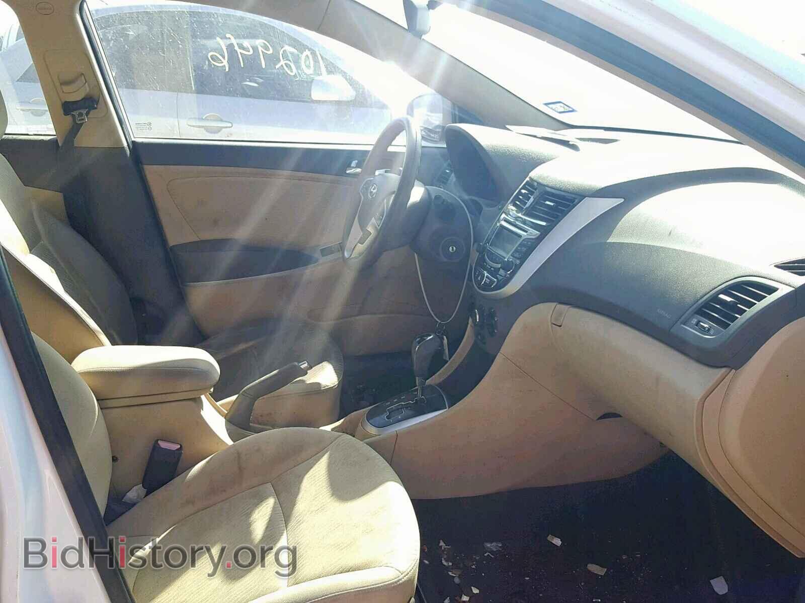 2012 HYUNDAI ACCENT - VIN: KMHCU4AE6CU096843 - Фото 5
