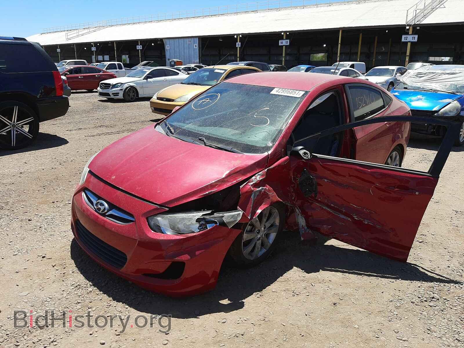 2012 HYUNDAI ACCENT - VIN: KMHCU4AE9CU057065 - Фото 2