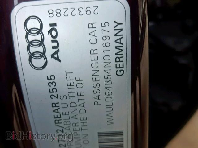2004 AUDI A6 - VIN: WAULD64B54N016975 - Фото 10