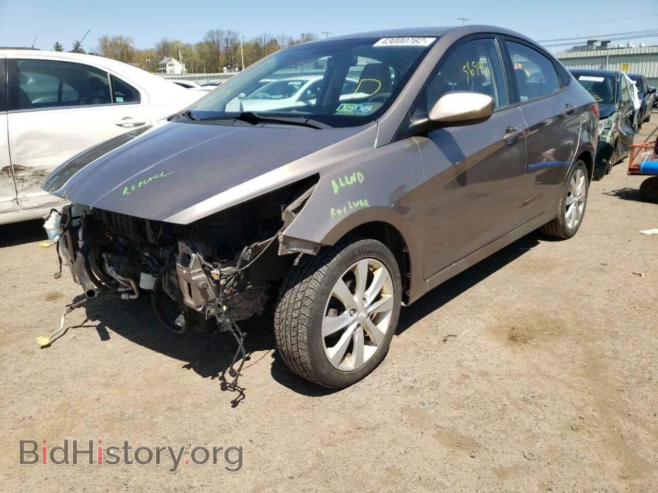 2012 HYUNDAI ACCENT - VIN: KMHCU4AE7CU216441 - Фото 2