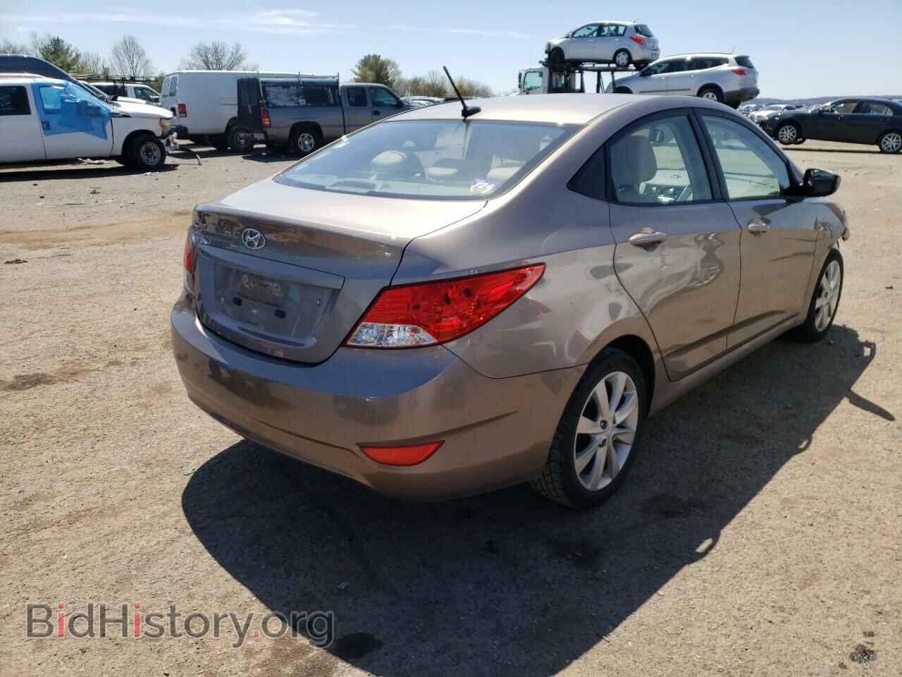 2012 HYUNDAI ACCENT - VIN: KMHCU4AE7CU216441 - Фото 4