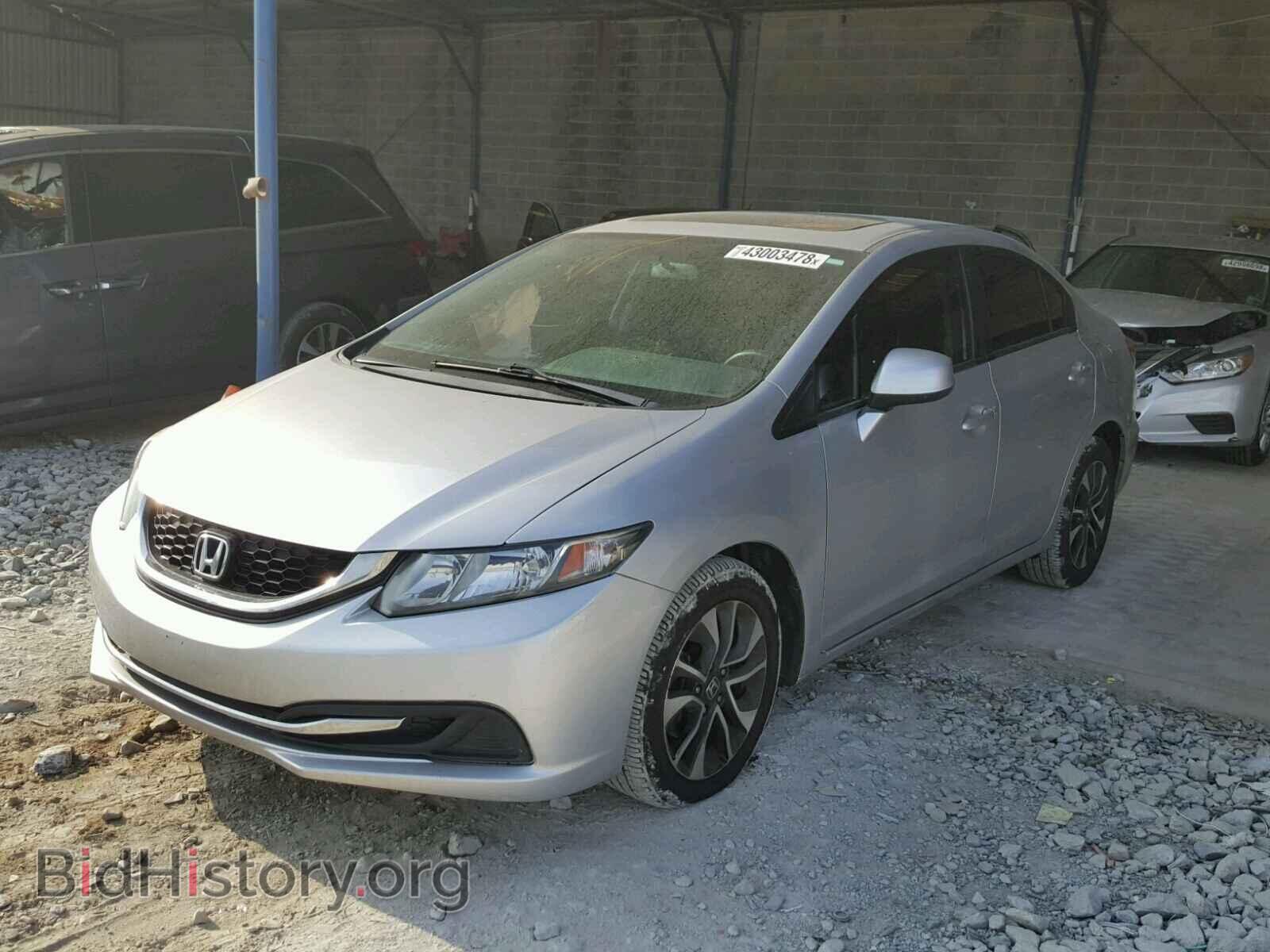 2013 HONDA CIVIC - VIN: 2HGFB2F81DH500166 - Фото 2