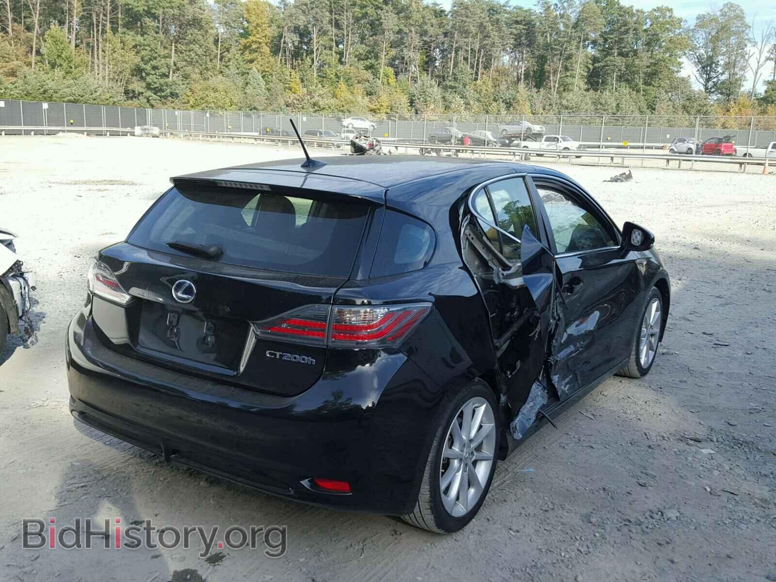 2013 LEXUS CT 200 - VIN: JTHKD5BH8D2157300 - Фото 4