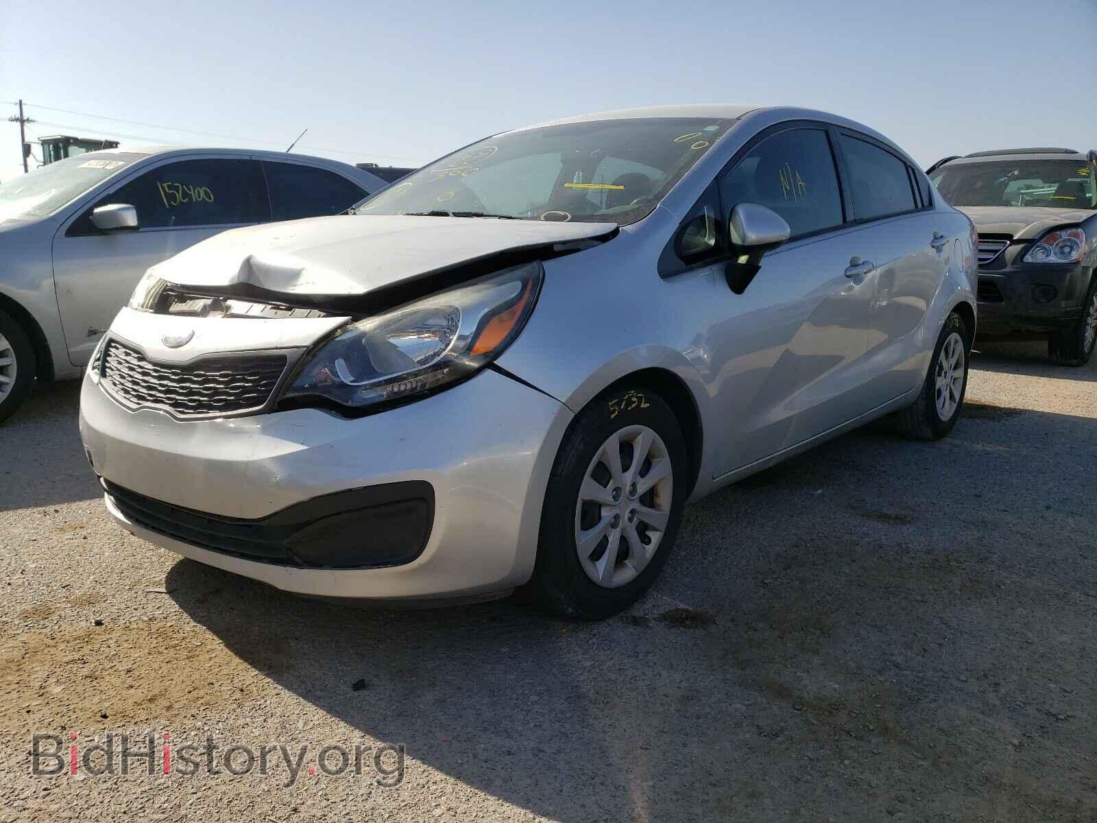 2013 KIA RIO - VIN: KNADM4A38D6281373 - Фото 2