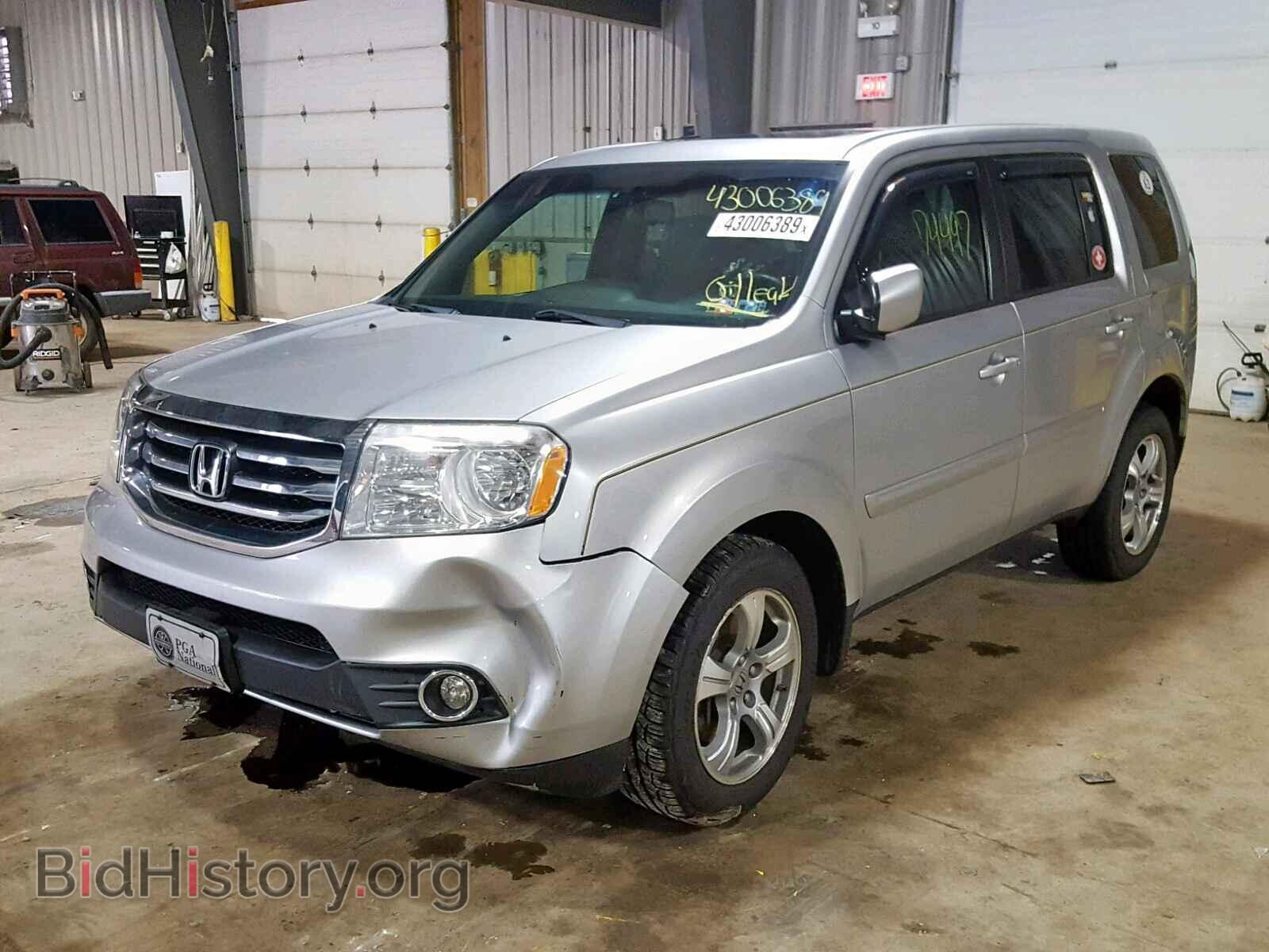 2013 HONDA PILOT EXL - VIN: 5FNYF4H54DB003855 - Фото 2