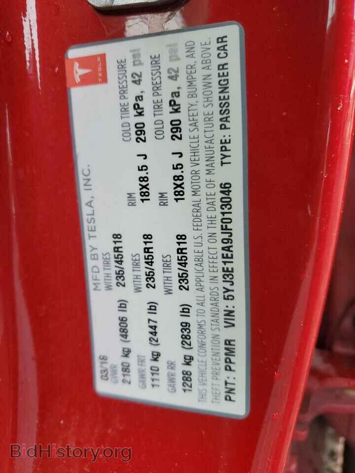 2018 TESLA MODEL 3 - VIN: 5YJ3E1EA9JF013046 - Photo 13