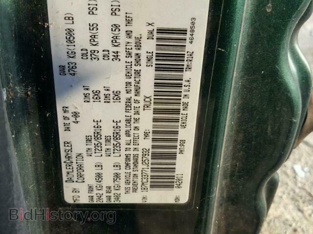 2001 DODGE RAM 3500 - VIN: 1B7MC33771J257932 - Фото 10