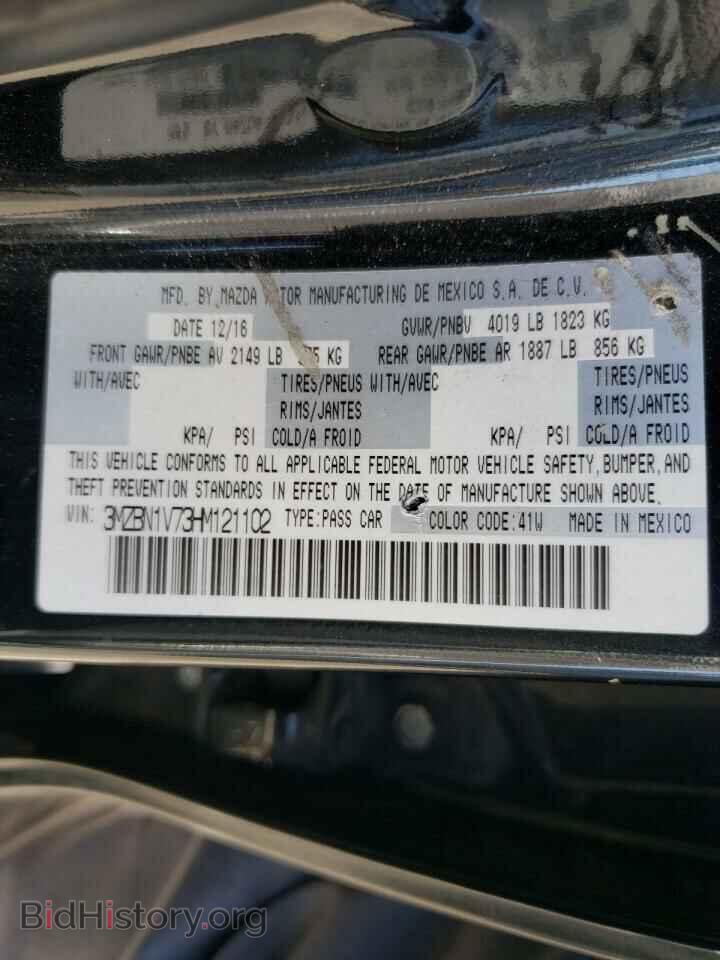 2017 MAZDA 3 - VIN: 3MZBN1V73HM121102 - Photo 10