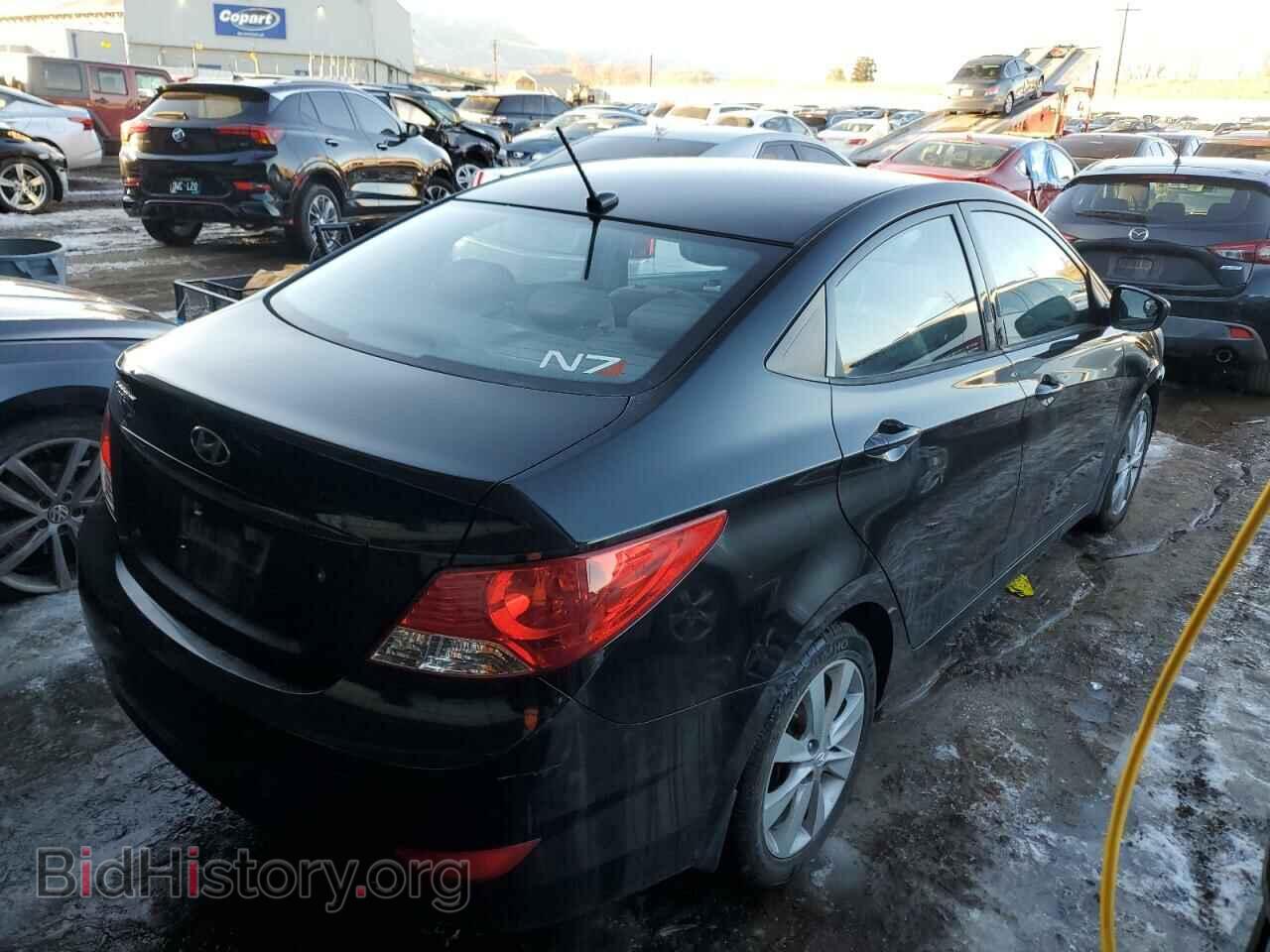2012 HYUNDAI ACCENT - VIN: KMHCU4AE2CU256247 - Фото 3