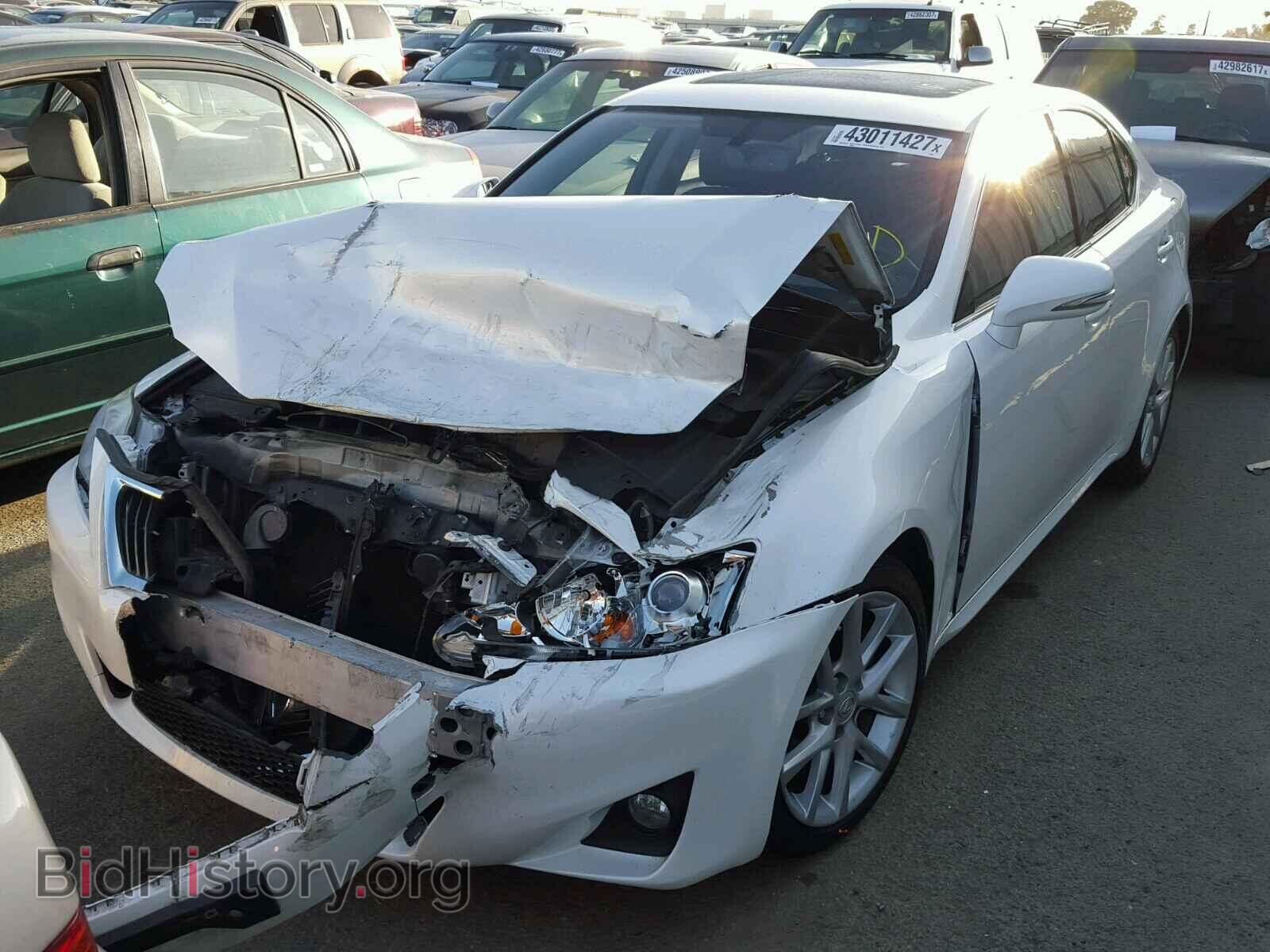 2012 LEXUS IS250 - VIN: JTHBF5C27C5180052 - Фото 2