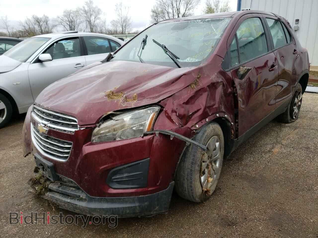 2016 CHEVROLET TRAX - VIN: 3GNCJKSB6GL250058 - Фото 2