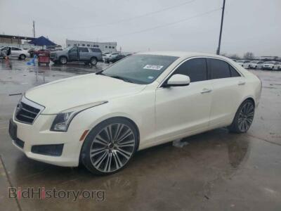 2013 Cadillac ATS, белый — VIN 1G6AA5RX8D0125321, Copart